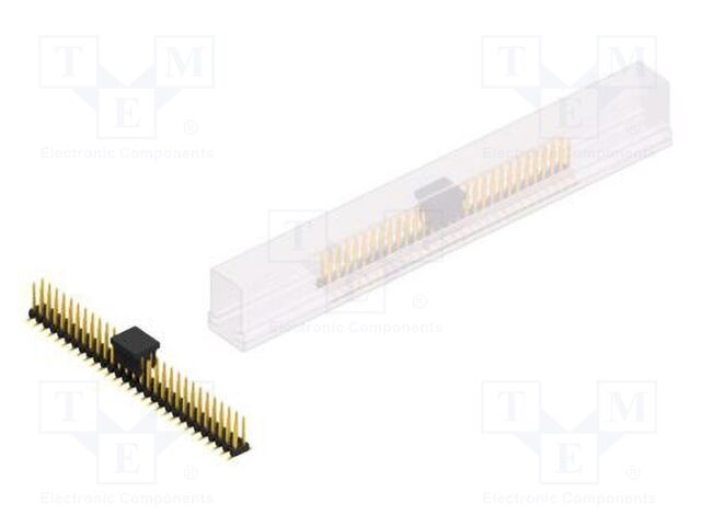 Connector: pin strips; pin header; male; PIN: 58; 2mm; SMT; 2x29