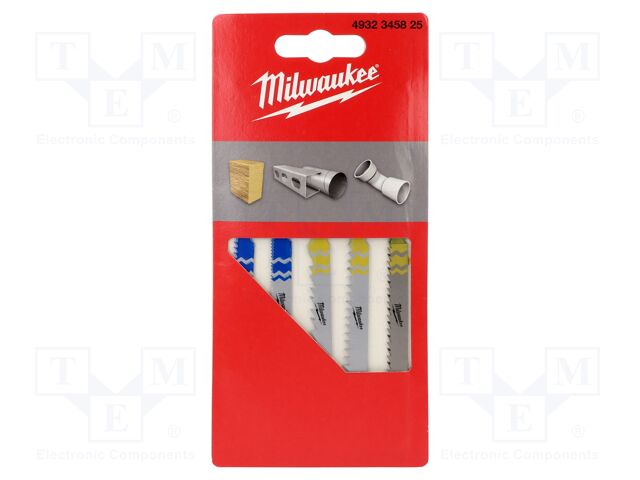 Blades set; wood,metal,plastic; 5pcs.