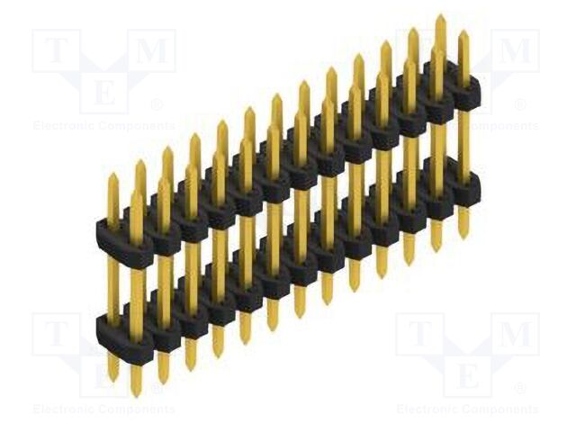 Connector: pin strips; pin header; male; PIN: 26; 2mm; THT; 2x13
