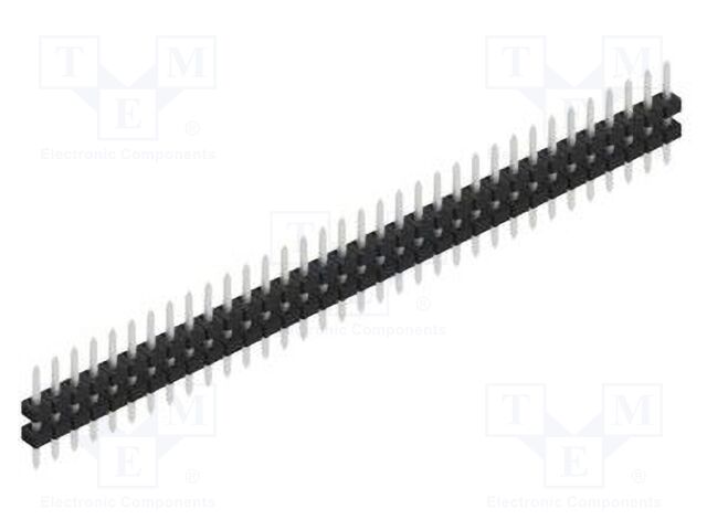 Connector: pin strips; pin header; male; PIN: 34; 2mm; THT; 1x34