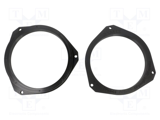 Spacer ring; 165mm; Citroën; Citroën Jumper; 2pcs; PETG