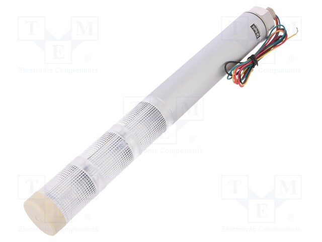 Signaller: signalling column; continuous light; Usup: 24VDC; LED