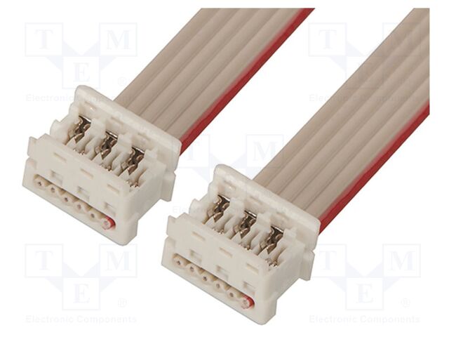 Ribbon cable with connectors