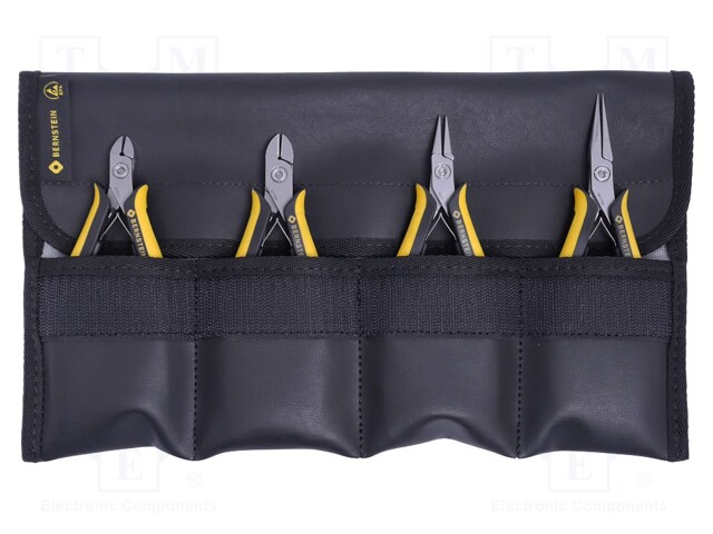 Kit: pliers; Pcs: 4; ESD