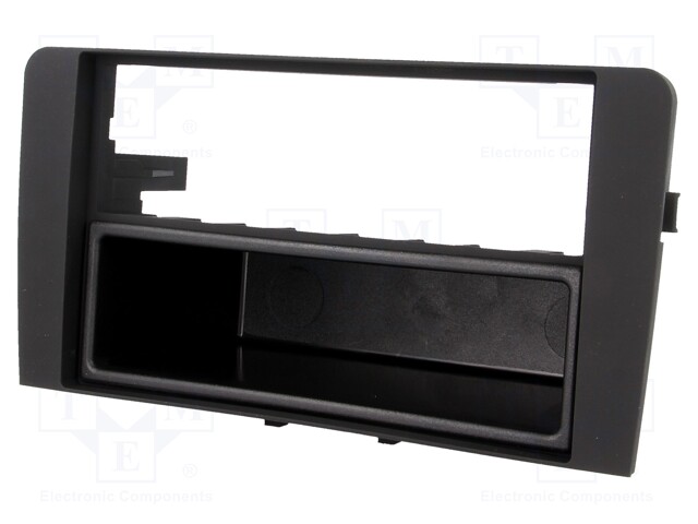 Radio mounting frame; Audi; 2 ISO; black