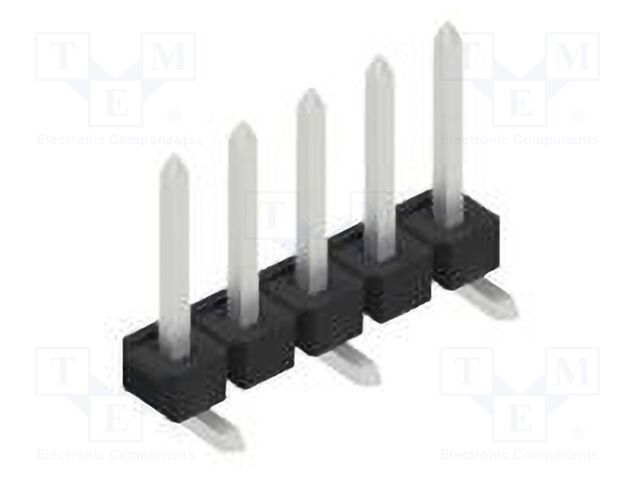Connector: pin strips; pin header; male; PIN: 5; 2.54mm; SMT; 1x5