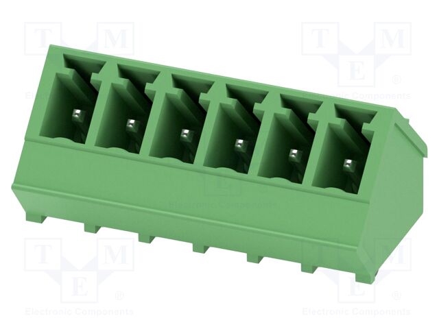 PCB headers, nominal cross section: 1.5 mm?, color: green, n