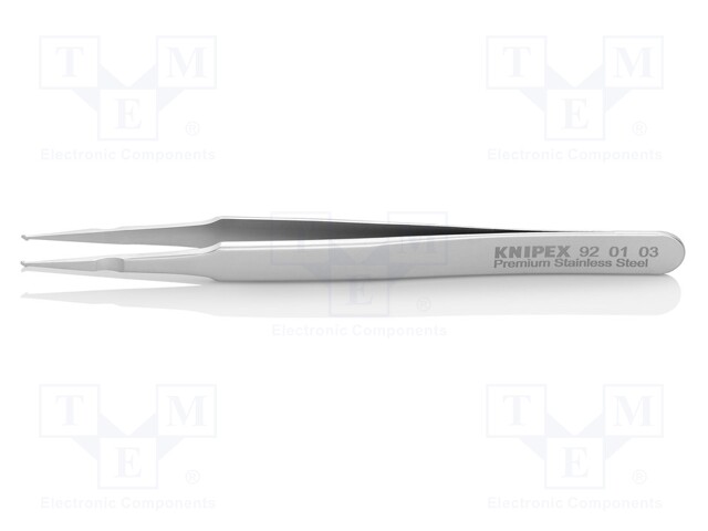 Tweezers; 120mm; for precision works,SMD; Blades: straight