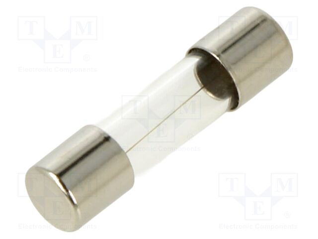 Fuse: fuse; glass; 1A; 250VAC; time-lag; 5x20mm