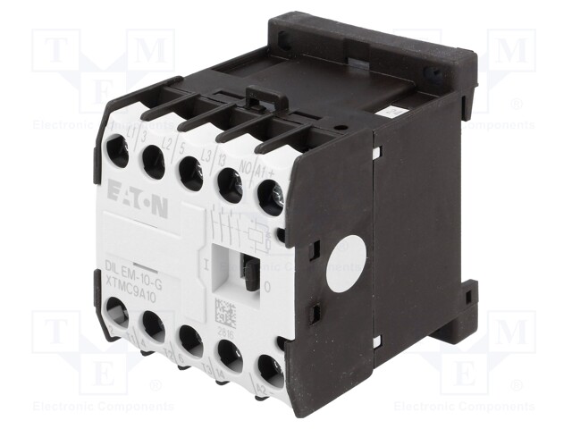 Contactor: 3-pole; NO x3; Auxiliary contacts: NO; 24VDC; 8.8A; DIN