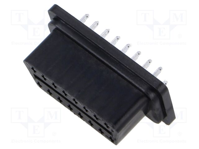 Diagnostic connector OBD II; male; PIN: 16