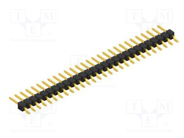 Connector: pin strips; pin header; male; PIN: 28; 2.54mm; SMT; 1x28