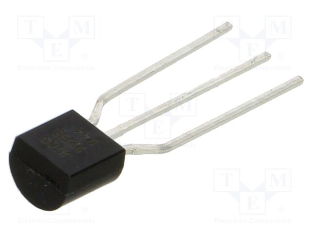 Transistor: PNP; bipolar; 120V; 50mA; 0.5W; TO92