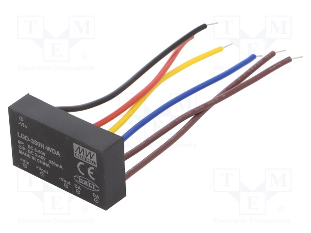 Converter: DC/DC; 15W; Uin: 6÷50V; Uout: 3÷45VDC; Iin: 275mA; 23g