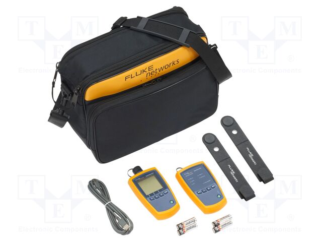 Measuring kit: fiber optic network test kit; Interface: USB 2.0