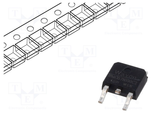 Transistor: N-MOSFET; WMOS™ C2; unipolar; 1kV; 2.2A; Idm: 12A; 65W