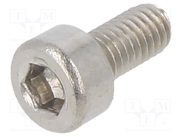 Screw; M3x6; DIN: 912; Head: cheese head; imbus; HEX 2,5mm