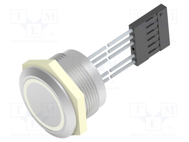 Switch: capacitive; Pos: 2; SPST; 1A/24VDC; IP68; OFF-ON; Ø22.2mm