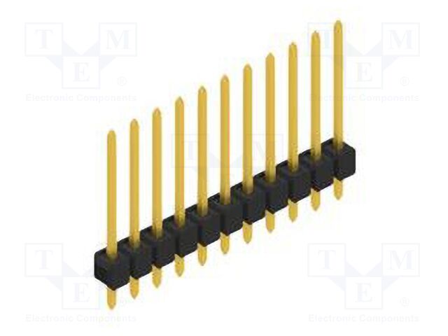 Connector: pin strips; pin header; male; PIN: 11; 2.54mm; THT; 1x11