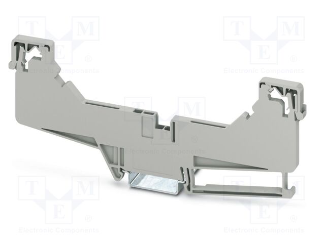 Mounting clamp; PA; ways: 2; W: 5.2mm; H: 155.8mm; Body: grey