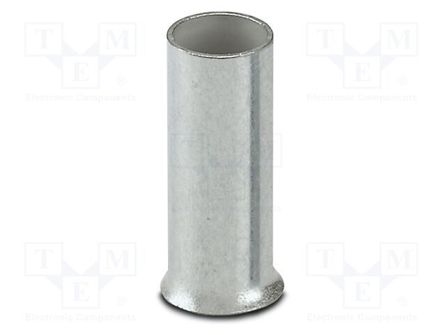 Tip: bootlace ferrule; non-insulated; copper; 4mm2; tinned; 9mm