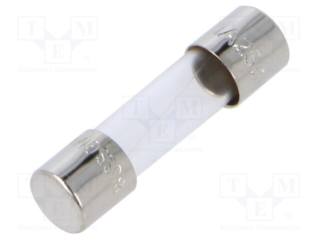 Fuse: fuse; quick blow; 1A; 250VAC; cylindrical,glass; 5x20mm; GMA
