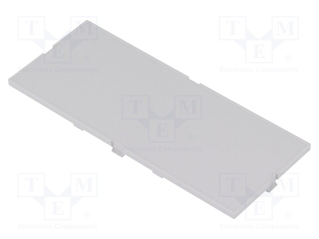 Front panel; with frame,with holder; grey