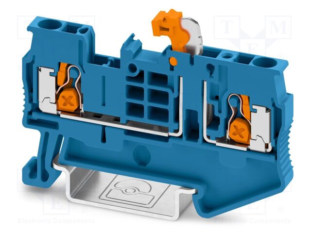 Splice terminal: rail; 20A; 500V; PA; L: 36.9mm; 0.5÷4mm2; ways: 1