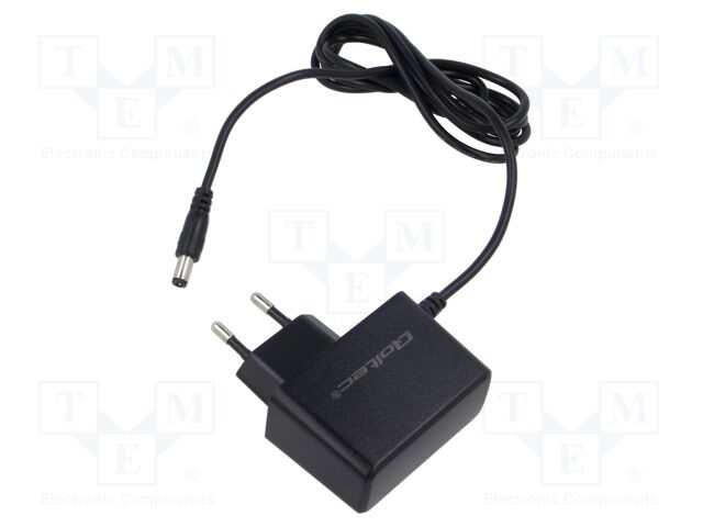 Power supply: switching; mains,plug; 6VDC; 1A; 6W; Plug: EU