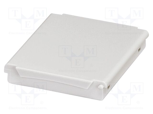 Cover; grey; UL94V-0; BC 53,6; polycarbonate; snap-fastener; Z: 8mm