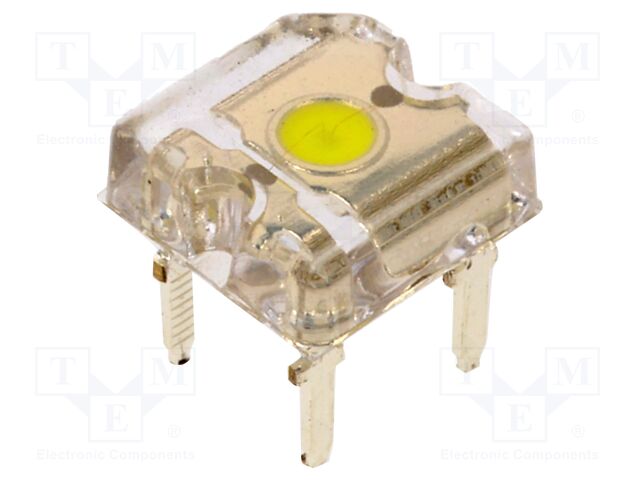 LED Super Flux; white; 7.62x7.62mm; 5800÷7000mcd; 180°; 75mA