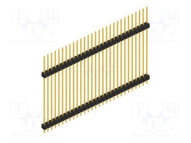 Connector: pin strips; pin header; male; PIN: 29; 2.54mm; THT; 1x29