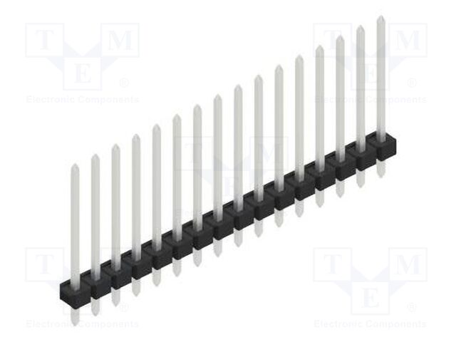 Connector: pin strips; pin header; male; PIN: 16; 2.54mm; THT; 1x16