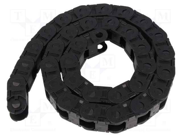 Cable chain; Series: B15; Bend.rad: 38mm; L: 1006mm; Int.width: 15mm