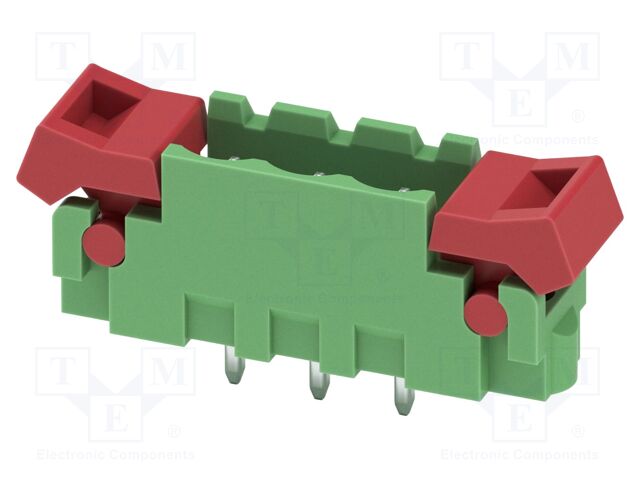 PCB headers, nominal cross section: 2.5 mm?, color: green, n