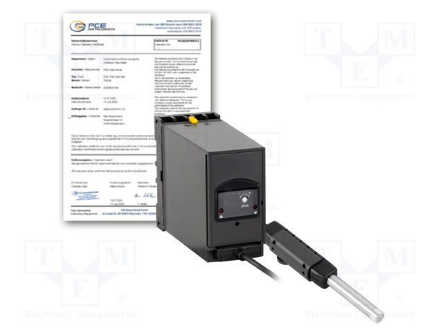 Meter: sound level; Sound level: 30÷130dB; Temp: max.50°C; IP54