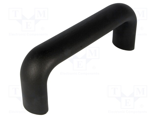 Handle; Mat: technopolymer (PP); black; H: 49mm; L: 134mm; W: 25mm
