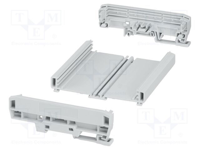 Enclosure: for DIN rail mounting; Y: 127.8mm; X: 123.8mm; PVC