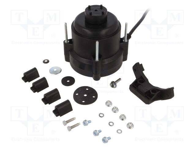 Motor: EC; 1400rpm; 20W; 230VAC; 180mA; Bearing: ball bearing; IP65