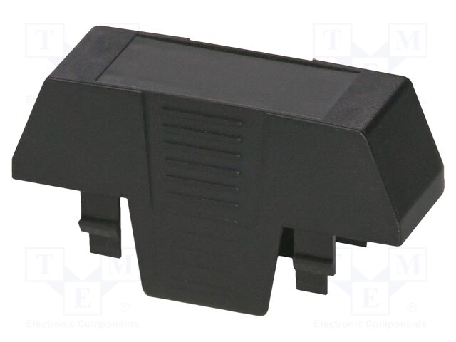 Upper housing; without connection hole; black; EH 22,5; X: 22.6mm