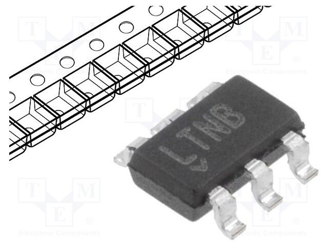 PMIC; DC/DC converter; Uin: 3.6÷25V; Uout: 3.3÷5V; SOT23-6; buck