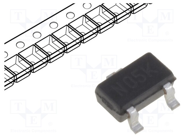 Supervisor Integrated Circuit; open drain; 3,00 V; SOT23A; 2uA