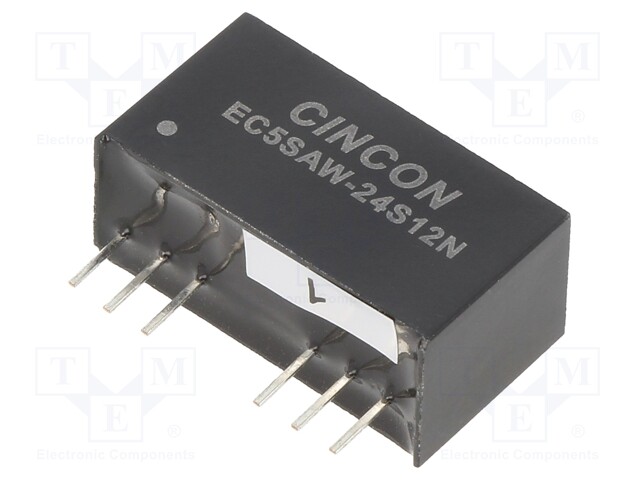 Converter: DC/DC; 10W; Uin: 9÷36V; 12VDC; Iout: 833mA; SIP8; 4.9g