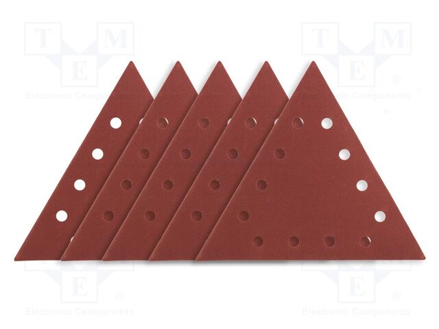 Cleaning cloth: sandpaper; Granularity: 180; Mounting: bur; 5pcs.