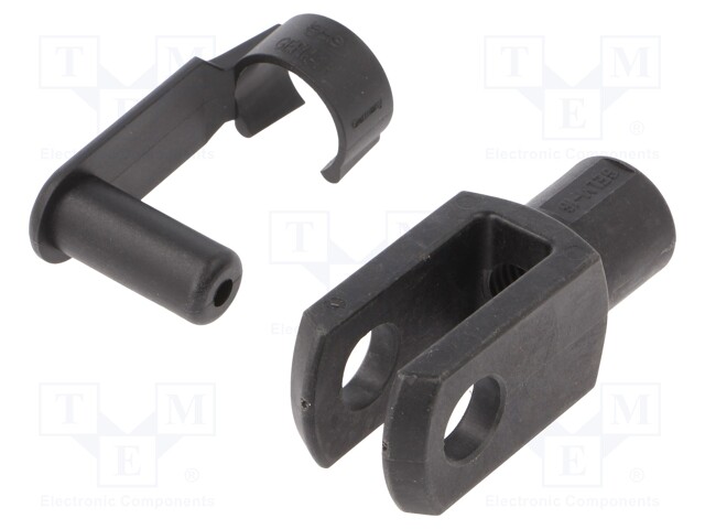 Fork joint; Øhole: 10mm; Thread: M10; Mat: igumid G; Pitch: 1,25