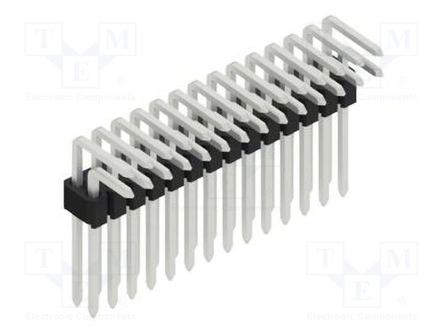 Connector: pin strips; pin header; male; PIN: 28; 1.27mm; THT; 2x14