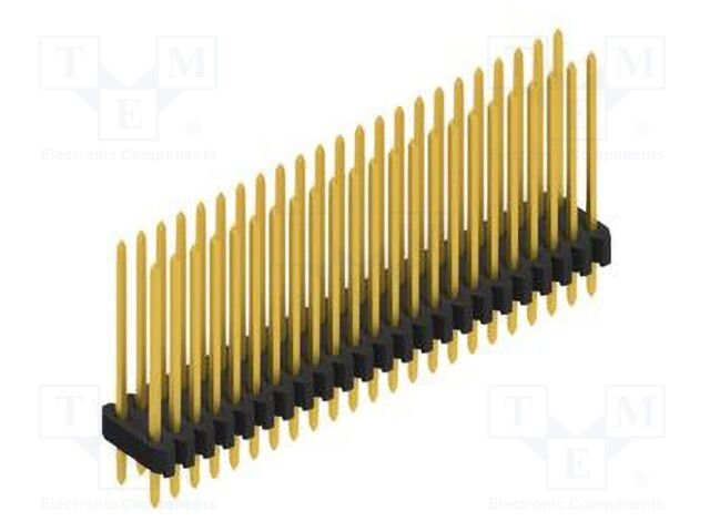 Connector: pin strips; pin header; male; PIN: 46; 1.27mm; THT; 2x23