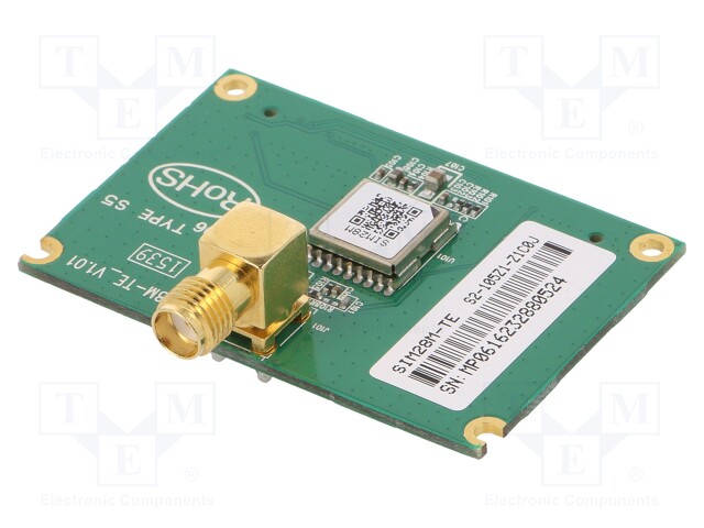 Dev.kit: evaluation; GPIO,PPS,UART; SIM28; SMA; GPS