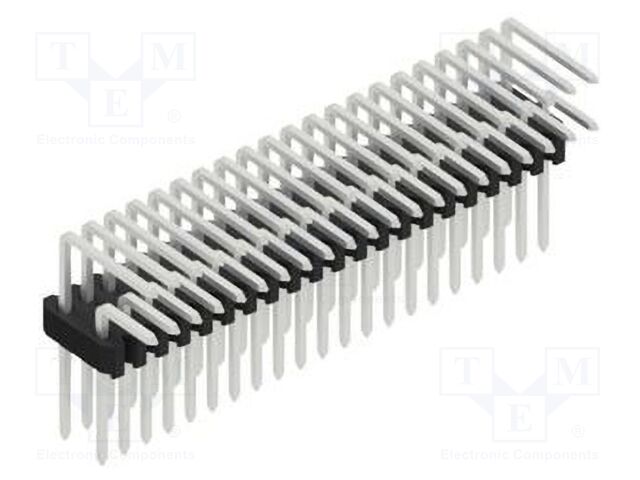 Connector: pin strips; pin header; male; PIN: 42; 1.27mm; THT; 2x21