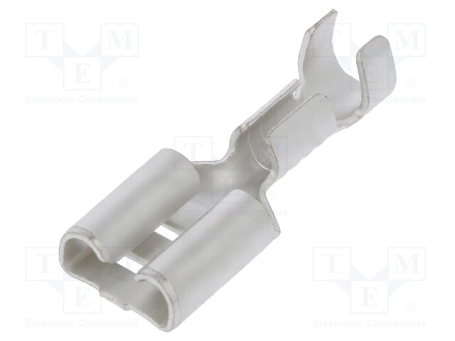 Terminal: flat; 6.3mm; 0.8mm; female; 1÷2.5mm2; crimped; for cable